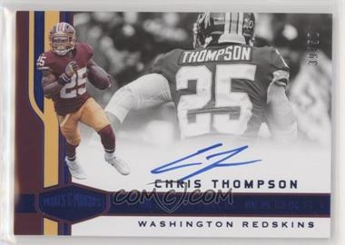 2018 Panini Plates & Patches - Marquee Marks - Blue #MM-CT - Chris Thompson /50