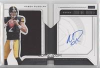 Rookie Playbook Jersey Autograph - Mason Rudolph #/125