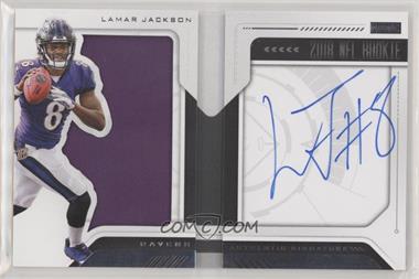 2018 Panini Playbook - [Base] #240 - Rookie Playbook Jersey Autograph - Lamar Jackson /79