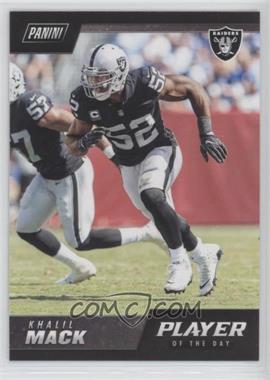 2018 Panini Player of the Day - [Base] #31 - Khalil Mack