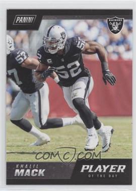 2018 Panini Player of the Day - [Base] #31 - Khalil Mack