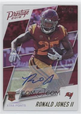 2018 Panini Prestige - [Base] - Xtra Points Gold Signatures #289 - Rookie - Ronald Jones II /10 [Good to VG‑EX]