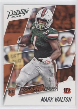 2018 Panini Prestige - [Base] #267 - Rookie - Mark Walton