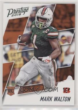 2018 Panini Prestige - [Base] #267 - Rookie - Mark Walton