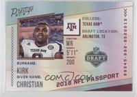 Christian Kirk [Noted]