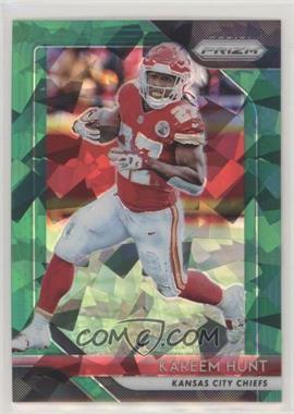 2018 Panini Prizm - [Base] - Green Crystals Prizm #104 - Kareem Hunt /75