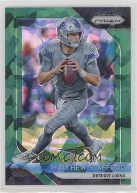 2018 Panini Prizm - [Base] - Green Crystals Prizm #133 - Matthew Stafford /75