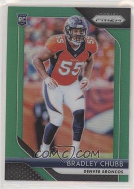 2018 Panini Prizm - [Base] - Green Prizm #204 - Rookie - Bradley Chubb