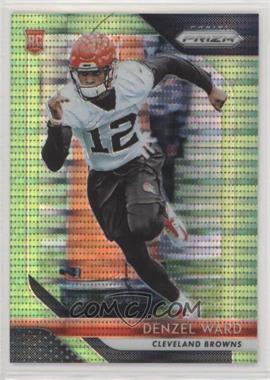 2018 Panini Prizm - [Base] - Neon Green Pulsar Prizm #241 - Rookie - Denzel Ward