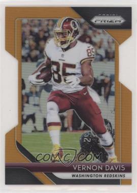 2018 Panini Prizm - [Base] - Orange Prizm #3 - Vernon Davis /249