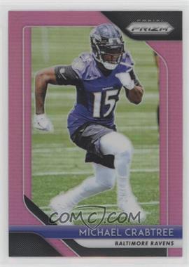 2018 Panini Prizm - [Base] - Pink Prizm #187 - Michael Crabtree