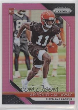 2018 Panini Prizm - [Base] - Pink Prizm #270 - Rookie - Antonio Callaway