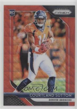 2018 Panini Prizm - [Base] - Red Wave Prizm #215 - Rookie - Courtland Sutton /149