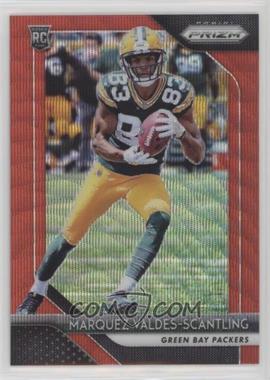 2018 Panini Prizm - [Base] - Red Wave Prizm #240 - Rookie - Marquez Valdes-Scantling /149