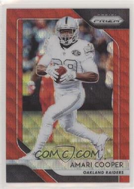 2018 Panini Prizm - [Base] - Red Wave Prizm #46 - Amari Cooper /149