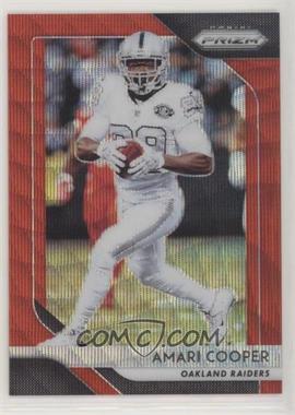 2018 Panini Prizm - [Base] - Red Wave Prizm #46 - Amari Cooper /149