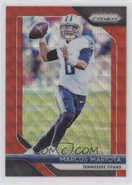 2018 Panini Prizm - [Base] - Red Wave Prizm #7 - Marcus Mariota /149