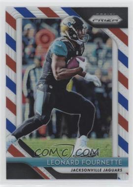 2018 Panini Prizm - [Base] - Red White & Blue Prizm #109 - Leonard Fournette