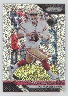 2018 Panini Prizm - [Base] - White Sparkle #25 - Jimmy Garoppolo