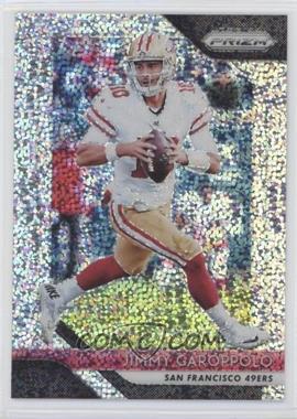 2018 Panini Prizm - [Base] - White Sparkle #25 - Jimmy Garoppolo