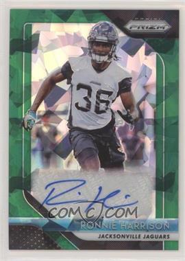 2018 Panini Prizm - Rookie Autographs - Green Crystals Prizm #RA-RH - Ronnie Harrison /75