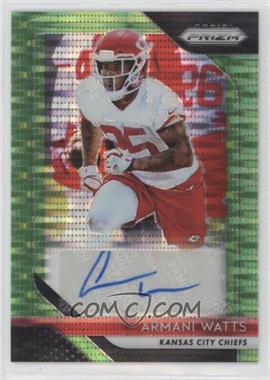 2018 Panini Prizm - Rookie Autographs - Neon Green Pulsar Prizm #RA-AW - Armani Watts