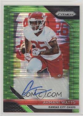 2018 Panini Prizm - Rookie Autographs - Neon Green Pulsar Prizm #RA-AW - Armani Watts