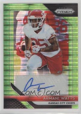 2018 Panini Prizm - Rookie Autographs - Neon Green Pulsar Prizm #RA-AW - Armani Watts