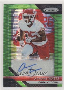 2018 Panini Prizm - Rookie Autographs - Neon Green Pulsar Prizm #RA-AW - Armani Watts