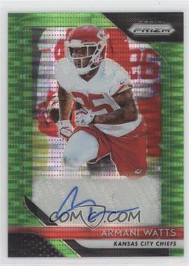 2018 Panini Prizm - Rookie Autographs - Neon Green Pulsar Prizm #RA-AW - Armani Watts