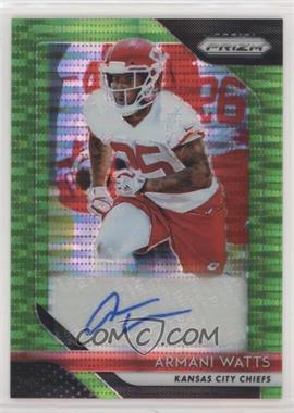 2018 Panini Prizm - Rookie Autographs - Neon Green Pulsar Prizm #RA-AW - Armani Watts