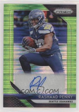 2018 Panini Prizm - Rookie Autographs - Neon Green Pulsar Prizm #RA-RP - Rashaad Penny