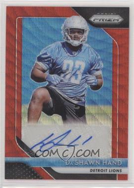 2018 Panini Prizm - Rookie Autographs - Red Wave Prizm #RA-DH - Da'Shawn Hand /199