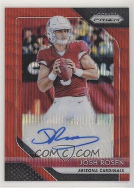 2018 Panini Prizm - Rookie Autographs - Red Wave Prizm #RA-JR - Josh Rosen /199