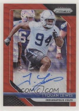 2018 Panini Prizm - Rookie Autographs - Red Wave Prizm #RA-TL - Tyquan Lewis /199