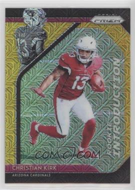 2018 Panini Prizm - Rookie Introduction - Gold Mojo Prizm #RI-19 - Christian Kirk /10