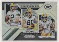 Aaron Rodgers, Jimmy Graham, Davante Adams