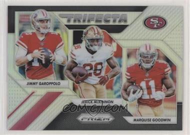 2018 Panini Prizm - Trifecta #TRI-SF - Jimmy Garoppolo, Jerick McKinnor, Marquise Goodwin