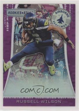 2018 Panini Rookies & Stars - Airborne - Purple #AIR-4 - Russell Wilson /65