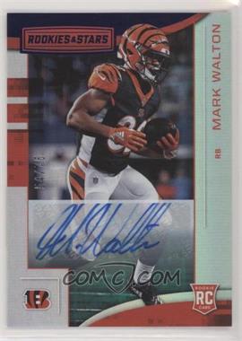 2018 Panini Rookies & Stars - [Base] - Longevity Blue Signatures #131 - Rookies - Mark Walton /75