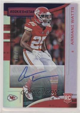 2018 Panini Rookies & Stars - [Base] - Longevity Blue Signatures #188 - Rookies - Armani Watts /75