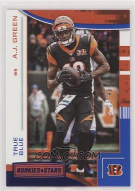 2018 Panini Rookies & Stars - [Base] - True Blue #67 - A.J. Green /49