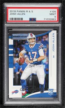 2018 Panini Rookies & Stars - [Base] #105 - Rookies - Josh Allen [PSA 9 MINT]