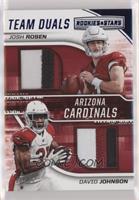 David Johnson, Josh Rosen #/49