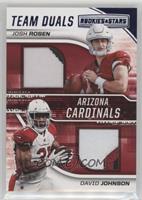 David Johnson, Josh Rosen #/49