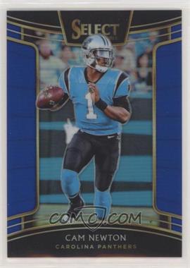 2018 Panini Select - [Base] - Blue Prizm #82 - Concourse - Cam Newton /175