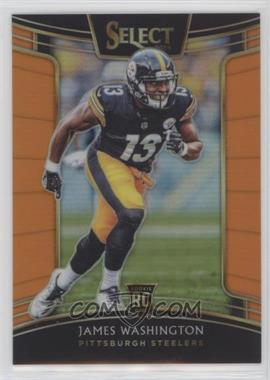 2018 Panini Select - [Base] - Orange Prizm #8 - Concourse - James Washington /49