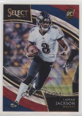 2018 Panini Select - [Base] - Tri-Color Prizm #205 - Field Level - Lamar Jackson /99