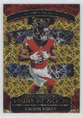 2018 Panini Select - Rookie Selections - Gold Prizm #RS-10 - Calvin Ridley /10