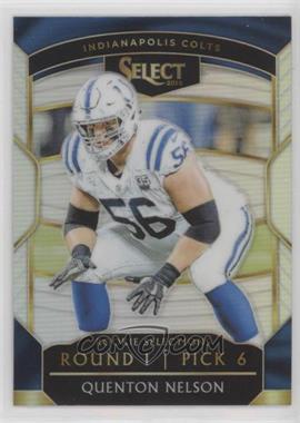 2018 Panini Select - Rookie Selections - Prizm #RS-13 - Quenton Nelson